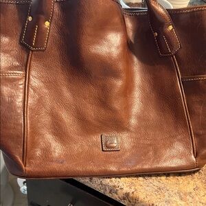 Dooney & Bourke Brown Leather Tote